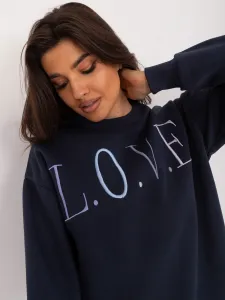 Sweatshirt-D10606BA02565C-navy blue
