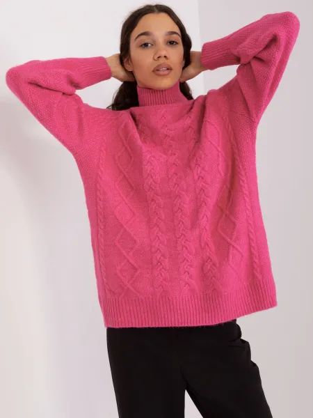 Sweater-AT-SW-2355-2.30X-Dark Pink