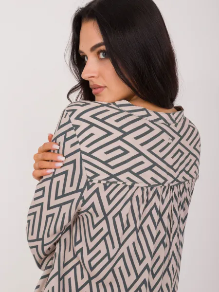 Blouse-D73771M11186B-beige