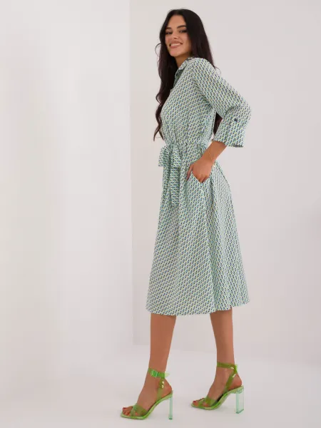 Dress-LK-SK-509673.13-white-green