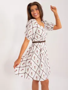 Dress-LK-SK-509406.31-white-brown