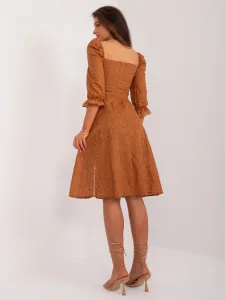 Dress-LK-SK-509372.45-light brown