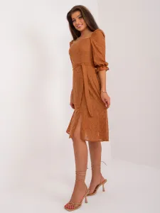 Dress-LK-SK-509372.45-light brown