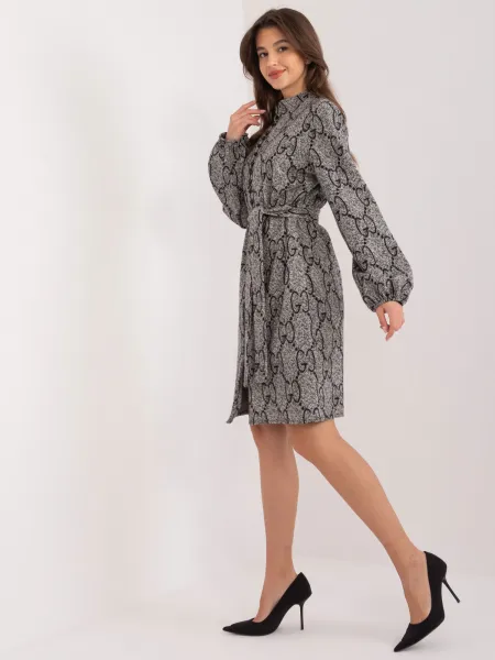 Dress-LK-SK-509526-1.06-grey-black