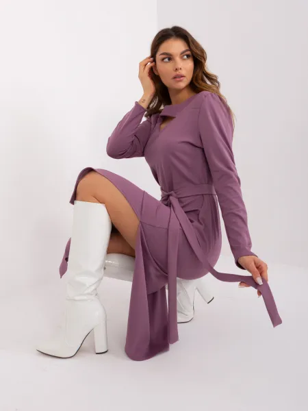 Dress-LK-SK-509447.75P-purple