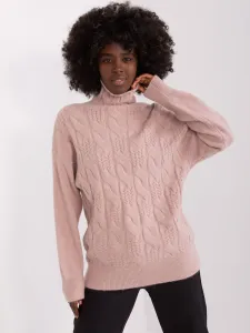 Sweater-AT-SW-23401.97P-Dark Pink