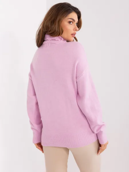 Sweater-AT-SW-23401.97P-Light Purple