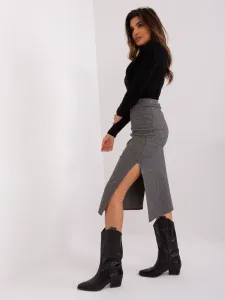 Skirt-LK-SD-509400.87P-Grey-Black