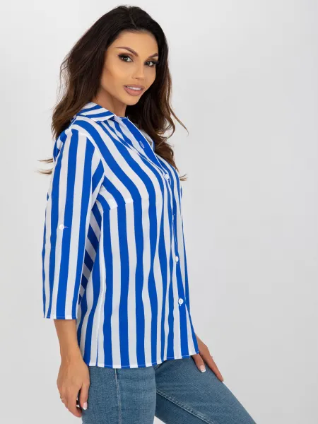 Blouse-LK-BZ-509300.70P-white-blue