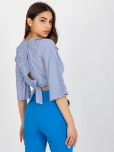 Blouse-LK-BZ-506243.78-white-navy blue