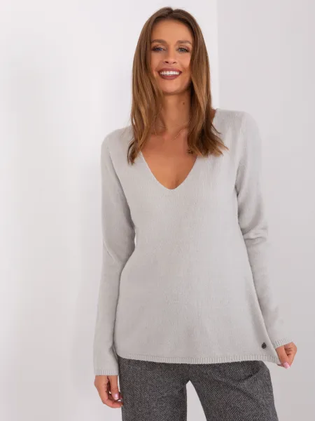 Sweater-D93110W90652B3VEN-light gray