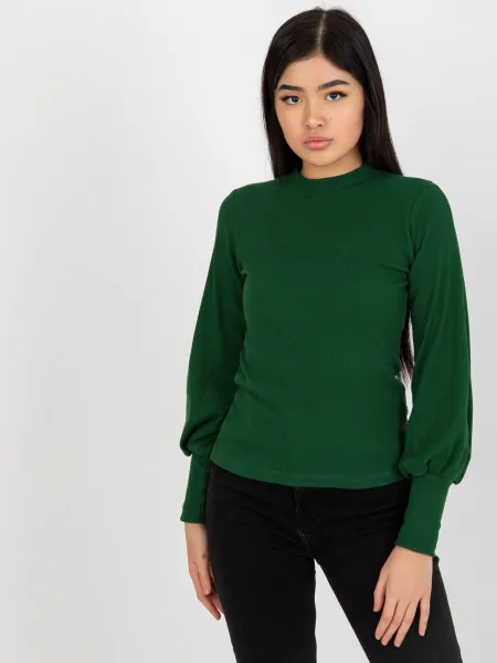 Blouse-RV-BZ-5223.15-dark green