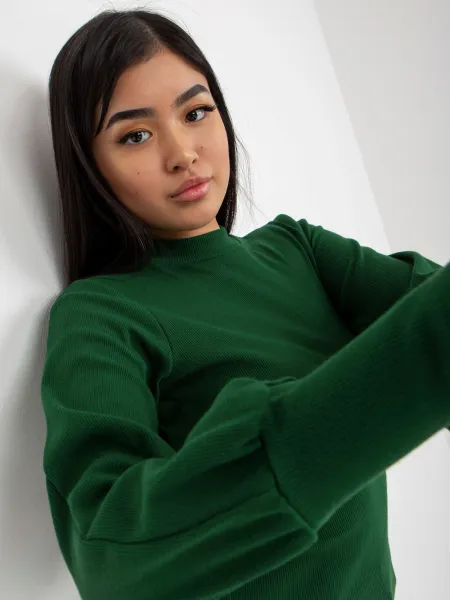 Blouse-RV-BZ-5223.15-dark green