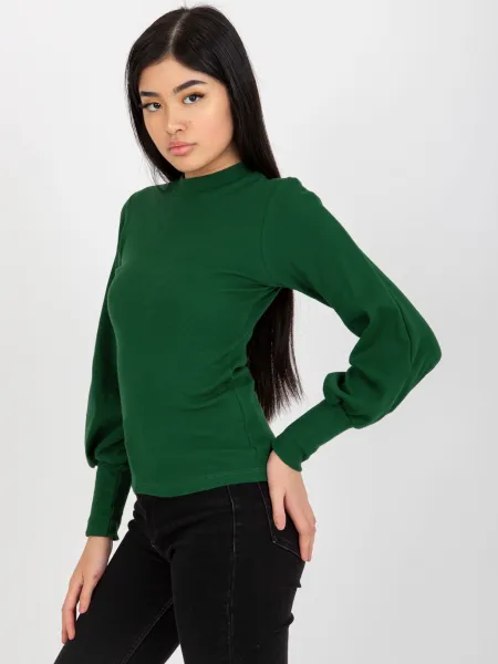 Blouse-RV-BZ-5223.15-dark green