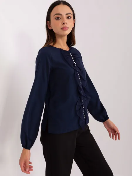 Blouse-LK-BZ-506673.36-navy blue