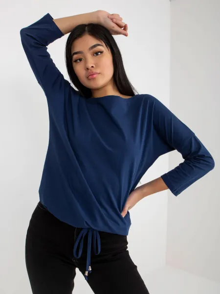 Blouse-RV-BZ-4691.00X-navy blue