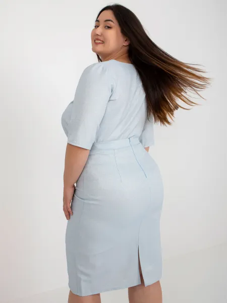 Skirt-LK-SD-506697.95-Light Blue