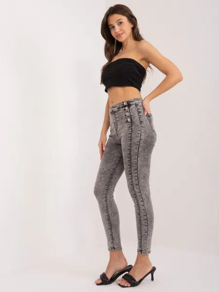 Trousers jeans-NM-SP-M516.38P-dark grey