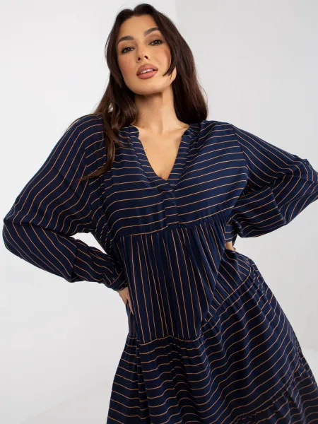 Dress-D73771M30361A2-navy blue