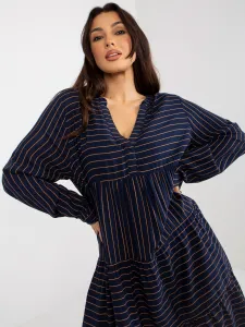 Dress-D73771M30361A2-navy blue