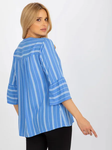Blouse-D73771M11062C-blue