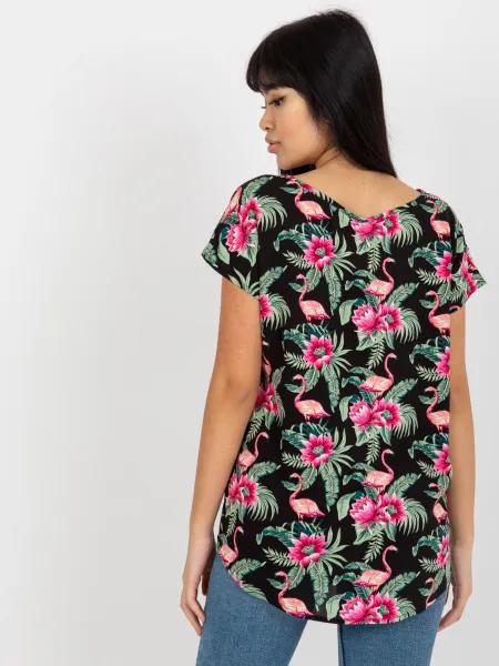 Blouse-D73771R10978P-black-green