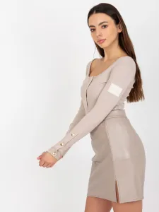 Blouse-TW-BZ-OB-048.08-dark beige