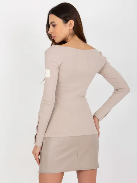 Blouse-TW-BZ-OB-048.08-dark beige