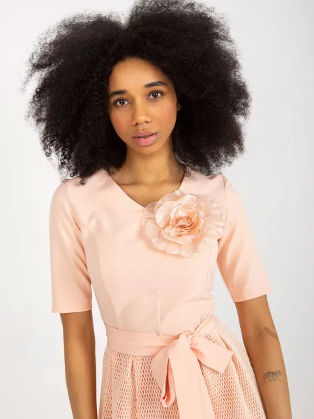 Dress-LK-SK-506551.76P-Peach