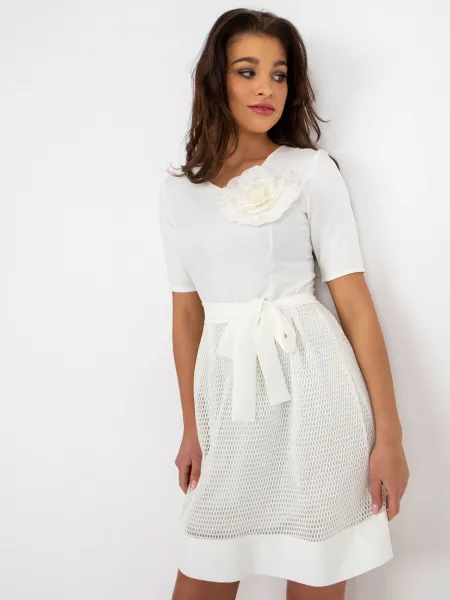 Dress-LK-SK-506551.76P-ecru