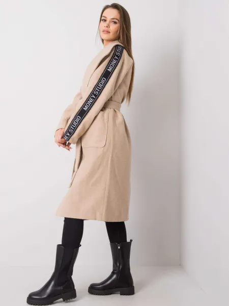 Coat LK-PL-508316.95P-beige