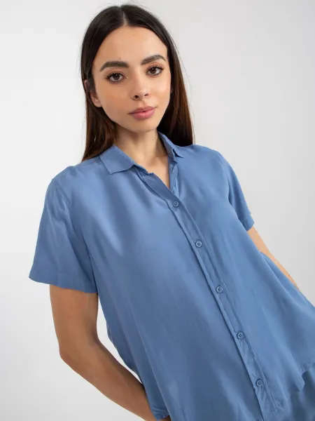 Blouse-D73761M11063B-blue