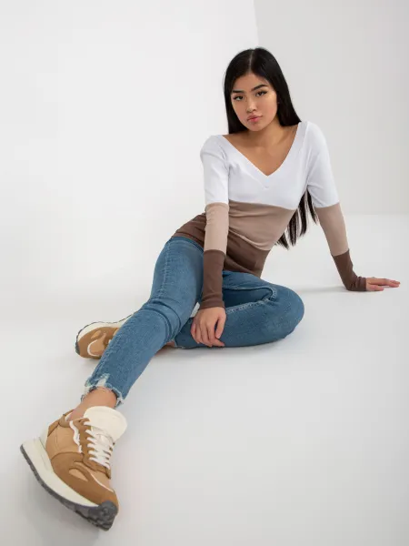 Blouse-RV-BZ-8429.18P-white-brown