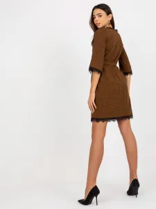 Dress-LK-SK-507871.32P-brown