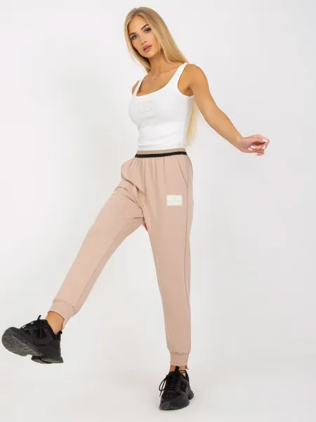Sweatpants-TW-DR-OB030.57-beige