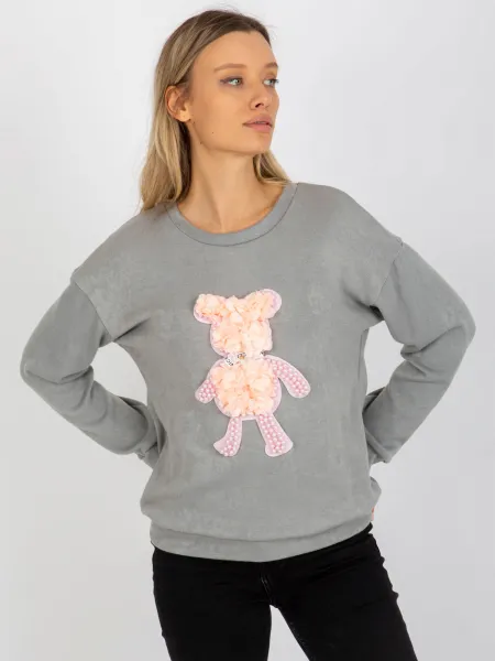 Blouse-LK-BZ-509067.15-grey
