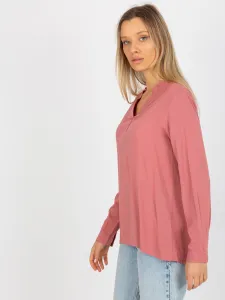 Blouse-D73761M11081A-dark pink