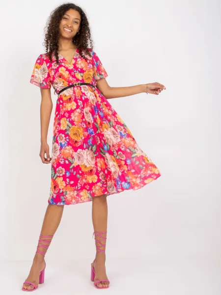 Dress-DHJ-SK-13162.92-dark pink