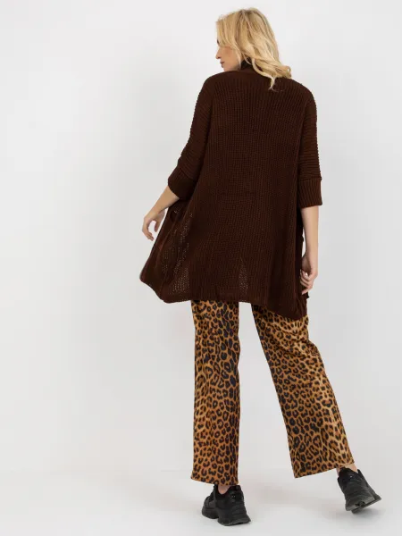 Cardigan-LO-SW-LK-3002.98P-dark brown