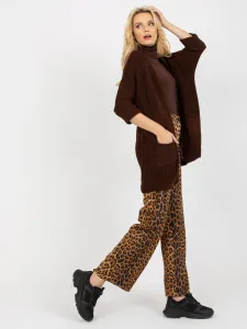 Cardigan-LO-SW-LK-3002.98P-dark brown