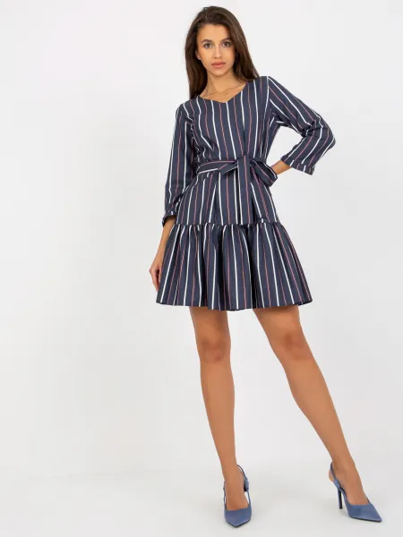 Dress-LK-SK-507973.58P-navy blue