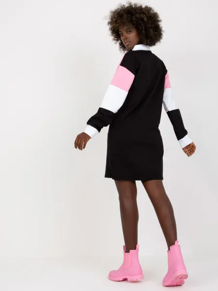 Dress-RV-SK-8072.20P-Black-Pink