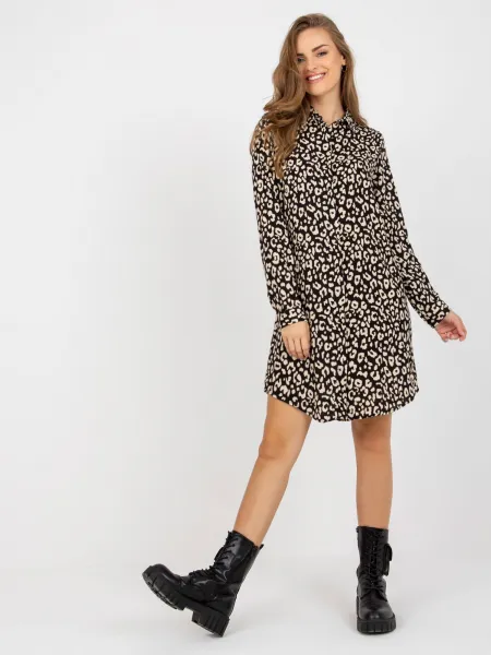 Dress-TO-SK-1103-19.01X-black-beige