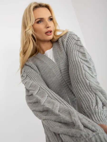 Cardigan-LO-SW-LK-3001.82P-gray