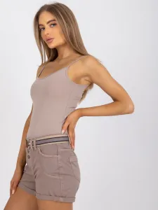 Shorts-D63990Z62190K-dark beige