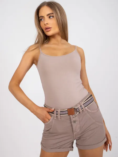 Shorts-D63990Z62190K-dark beige