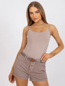 Shorts-D63990Z62190K-dark beige