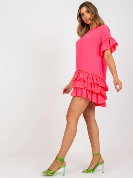 Dress-CHA-SK-1422.19-fluo pink