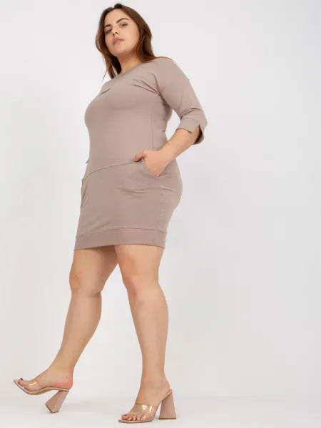 Dress-RV-SK-7612.75P-dark beige