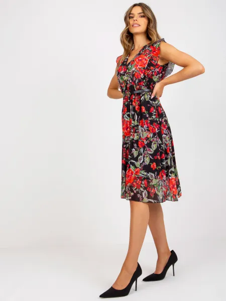 Dress-DHJ-SK-N13198-3.05P-black-red